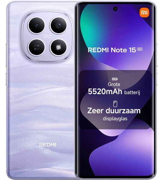 Xiaomi Redmi Note 15 5g - 8gb/256gb Paars 256 Gb