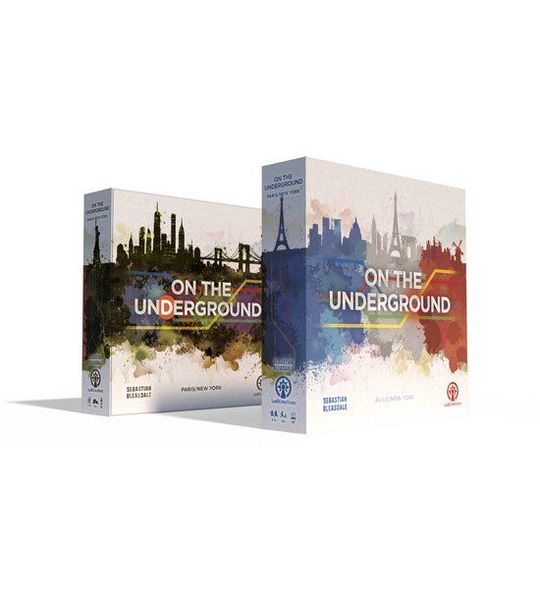 On the Underground: Paris/New York - Bordspel - Engelstalig - LudiCreations