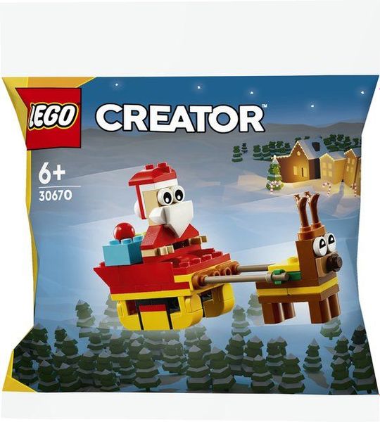 LEGO De kerstman op een sleetocht - 30670