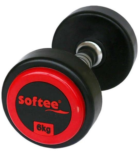 Softee Pro-sport 6kg Dumbbell Rood,Zwart 6 kg