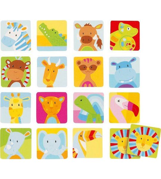Goki Memo game Safari 5 x 5 cm