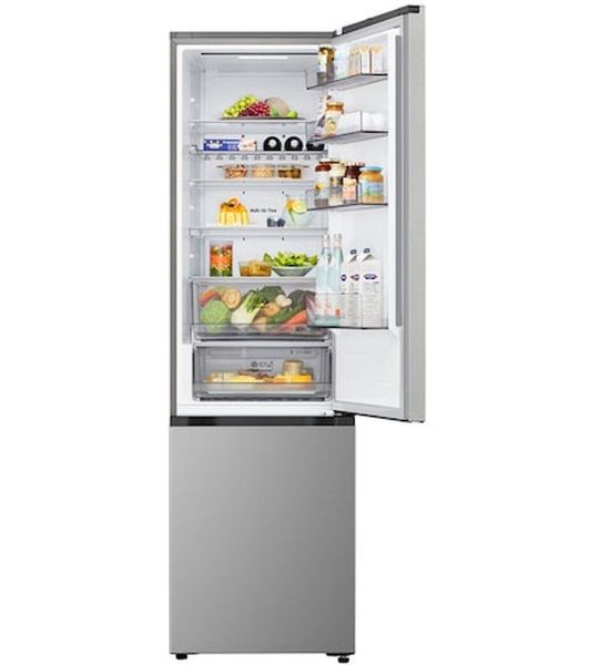 LG Gbbs322cpy - Koel-vriescombinatie Breedte 59.7 Cm Hoogte 203 Inhoud 412 L Nofrost Prime Silver