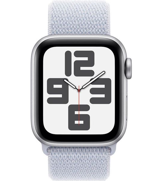 Apple Watch SE 2024 4G 44mm Zilver Sport Loop