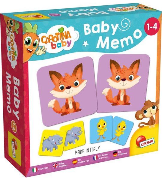 Lisciani 80052, Kaartspel, Memory, 1 jaar