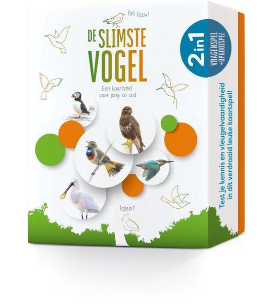 De slimste vogel - Een kaartspel voor jong en oud 6+.