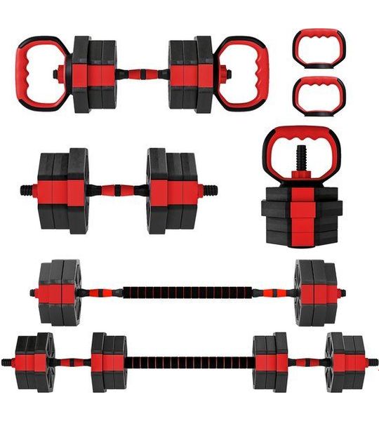 SPORTNOW Halterset Kunststof, zand 100L x 18B x 18H cm Rood