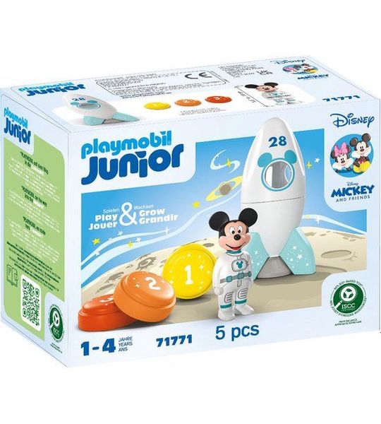 PLAYMOBIL JUNIOR & Disney: Mickey's raket- en ruimteavontuur 71771