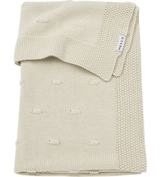 Deken Wieg Meyco Knots Soft Sand 75x100