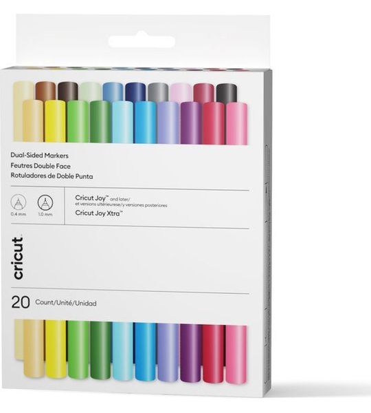 Cricut Cricut joy™ Dual-tip Markers - Ultimate (20 stuks) Materialen