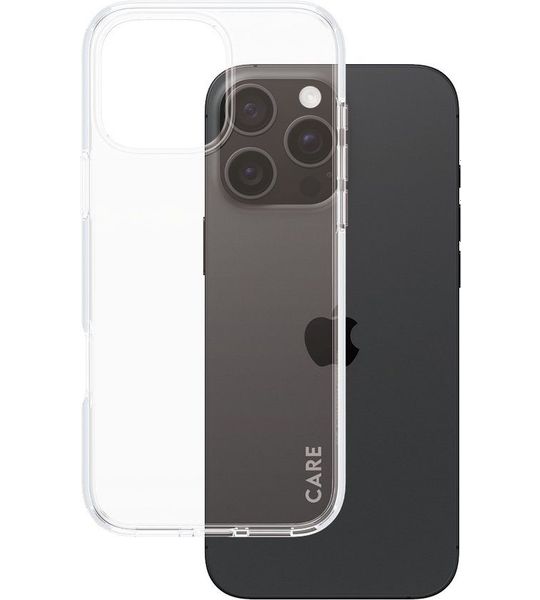 CARE Flagship Case Urban Combat Met Clear Frame Telefoonhoesje Voor Apple Iphone 2024 6.7'' Pro Transparant