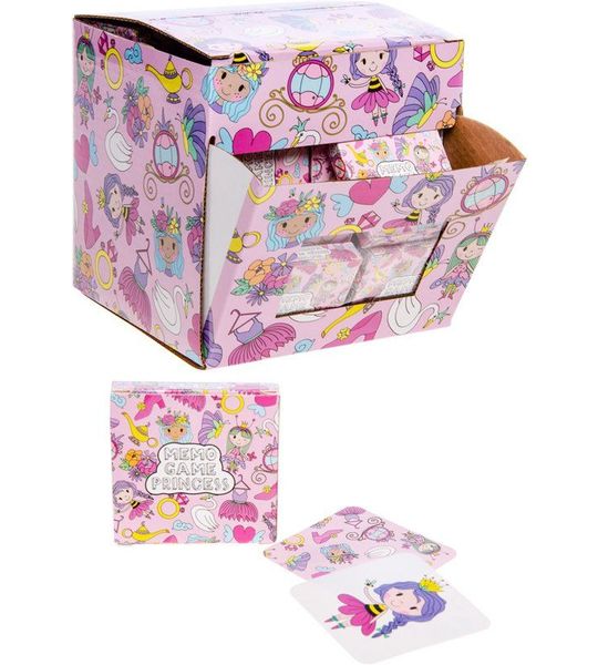 Duckiez Mini Memo Spel 28 Kaartjes, Prinses - 720 stuks (Bulk Deal)