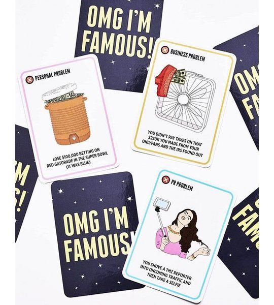 OMG I'm Famous Card Game