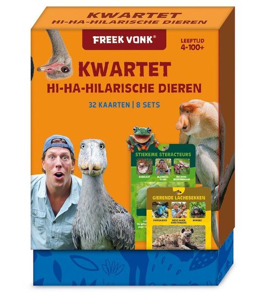 ImageBooks Freek Vonk Dierenkwartet - Leerzaam kaartspel voor 4+ jaar