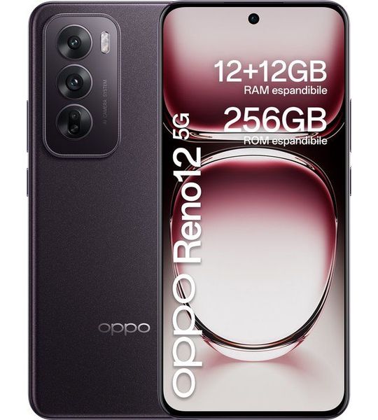 Oppo Reno12 5g - 256 Gb Bruin-zwart