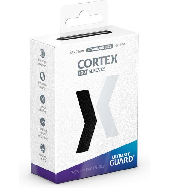 Ultimate Guard Cortex Sleeves Standard Size (100) - Black