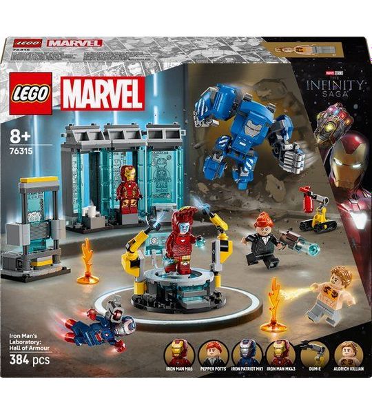 LEGO Marvel Iron Mans Laboratorium: Harnasruimte Set - 76315
