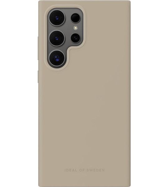 IDEAL OF SWEDEN Siliconen Case Voor Samsung Galaxy S24 Ultra Beige