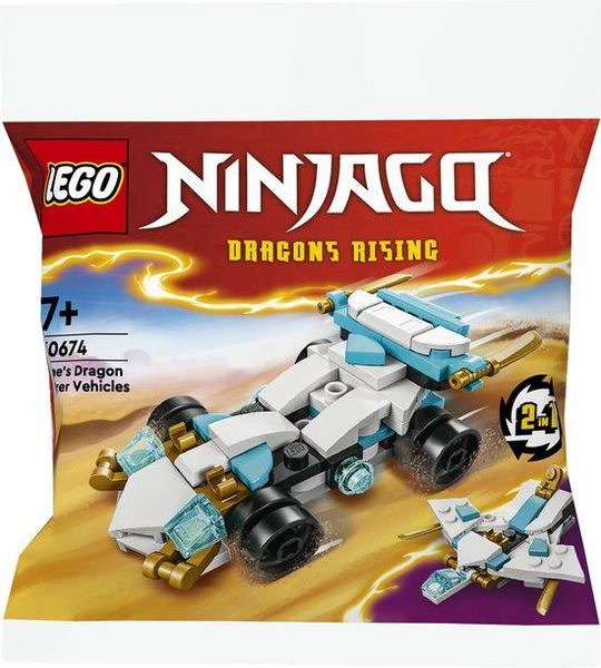 LEGO 30674 Ninjago Dragons Rising - Zane's Dragon Power Vehicles (2in1 Polybag)