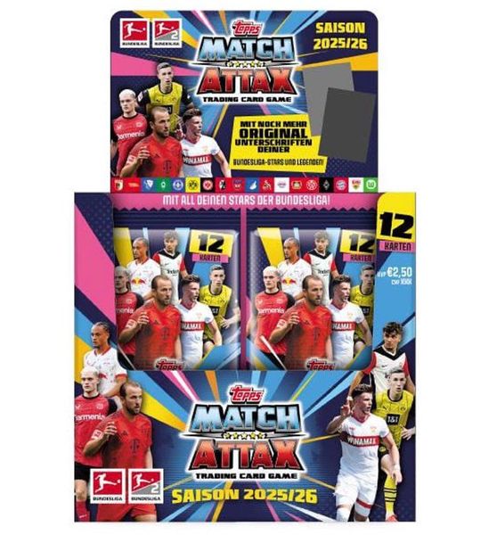 Bundesliga Match Attax Trading Cards 2025/26 Booster Display (36)