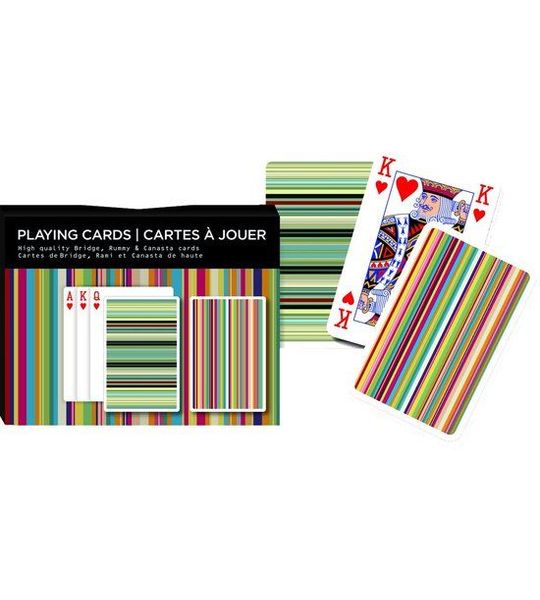 Piatnik Stripes Speelkaarten - Double Deck