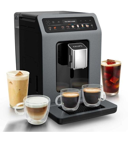Krups Ea898g Evidence Hot And Cold Volautomatische Espressomachine Bullet Silver