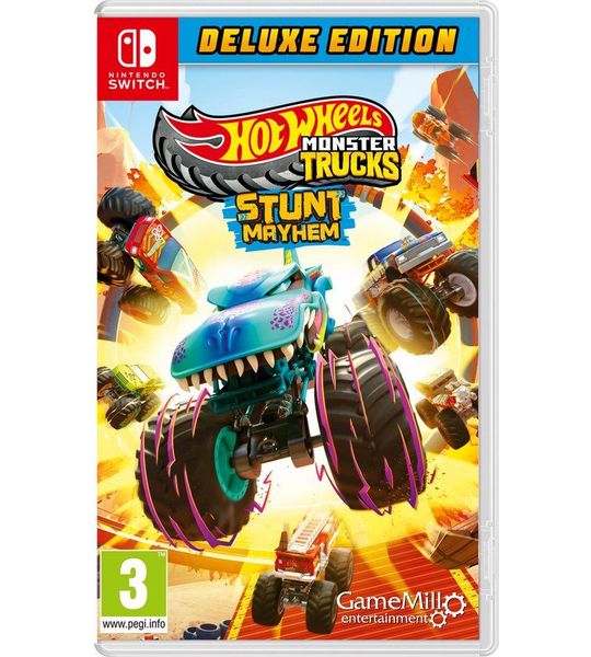 Nsw Nl/fr Hot Wheels Monster Trucks Stunt Mayhem D Game