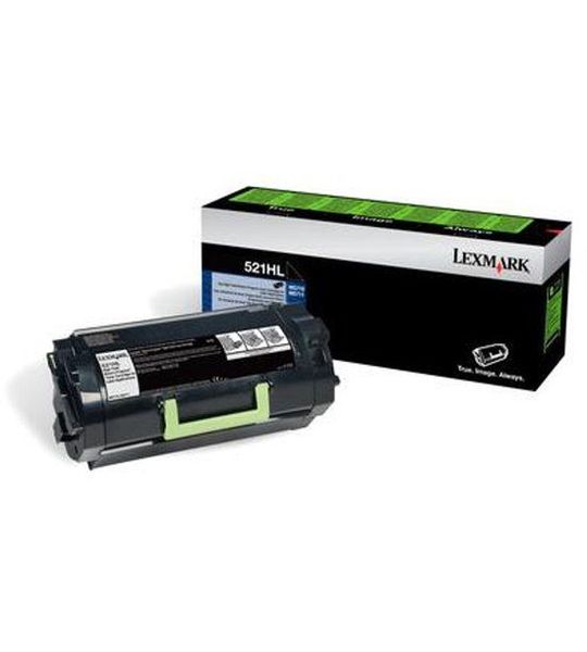 Lexmark 52D2H0L etikettentoner zwart
