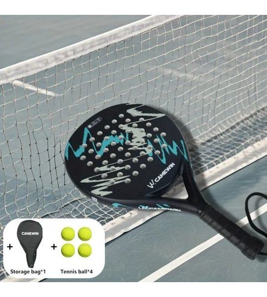 Bovista Padel Racket - Padelrackets - Padelracket - Groen Wit