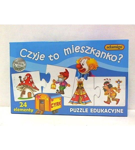 Czyje to mieszkano Puzzle edukacyjne