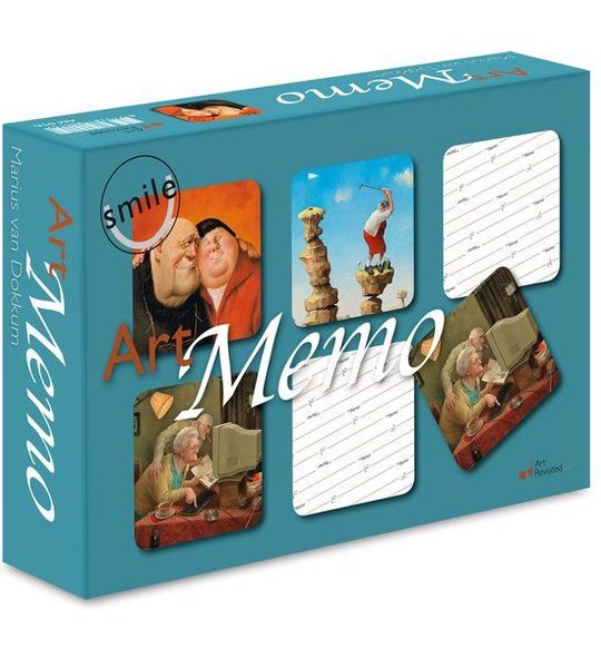 Smile Art Memo spel 24 sets