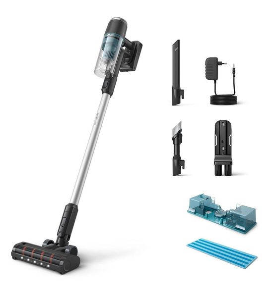 PhilipsXC3133/01 Steelstofzuiger zonder zak Blauw