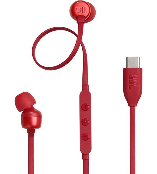 JBL Tune 310c Usb-c Oordopjes Rood