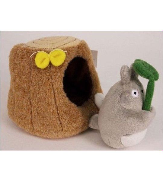 Semic My Neighbor Totoro Plush - Totoro in een boomstronk