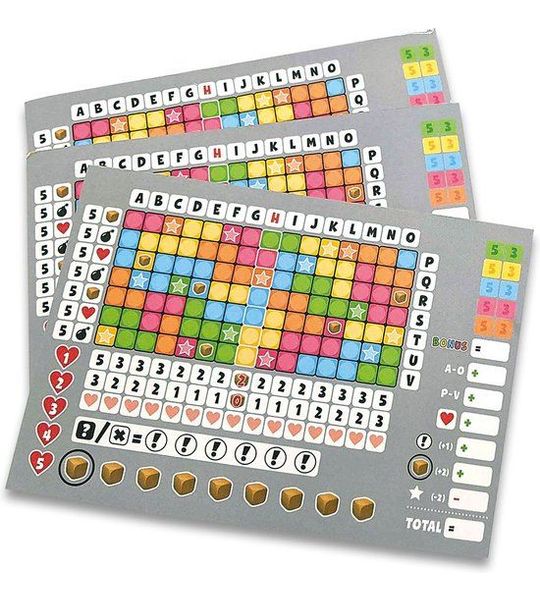 Familiespel Keer op Keer 2 Level 1 Scoreblokken 3 stuks