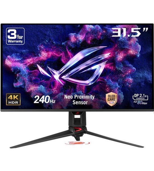Asus Rog Swift Oled Pg32ucdmr - 31.5 Inch Ultra Hd 4k 3840 X 2160 Pixels Oled (organic Light-emitting Diode)