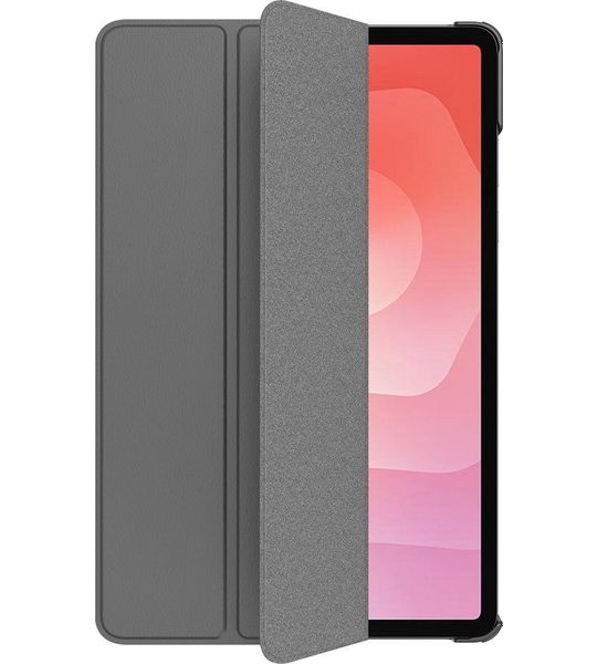 Just in case Trifold Smart Book Case Tablet Cover Beschermhoes Grijs