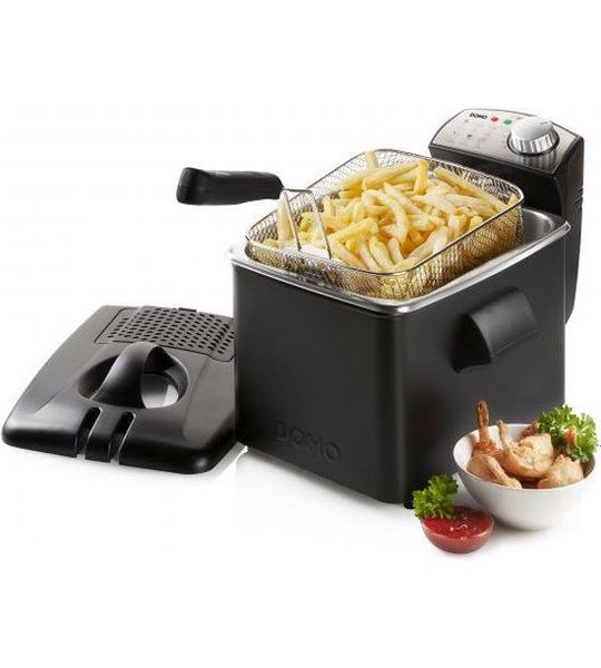 DOMO DO1014FR Friteuse - 4,5 l - 3200 W - Zwart