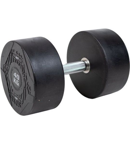 Muscle Power Ronde Dumbbell - Rubber - Per stuk - 40 kg