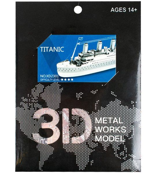 3D Puzzel | Metaal | Titanic | Moeilijkheidsgraad 4 | 14+