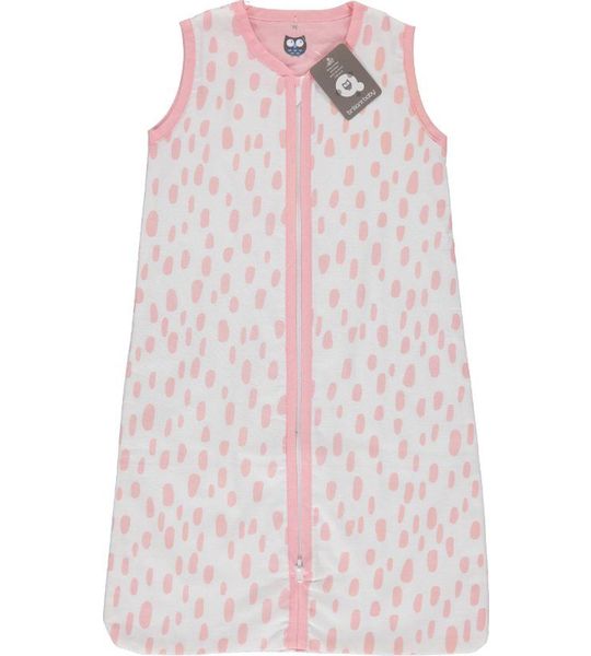 Slaapzak Zomer Briljant Baby Dots White/Powder Pink 90cm
