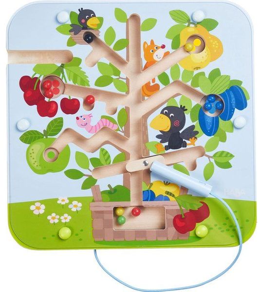 Haba Magneetspel Boomgaard 21,5 X 21,5 Cm Hout Groen/blauw