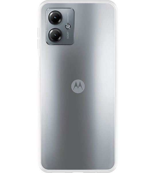 Just in Case Soft Design Motorola Moto G14 Back Cover Transparant
