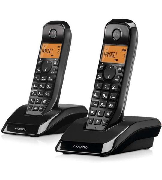 Motorola S1202 Duo Zwart/zwart Huistelefoon