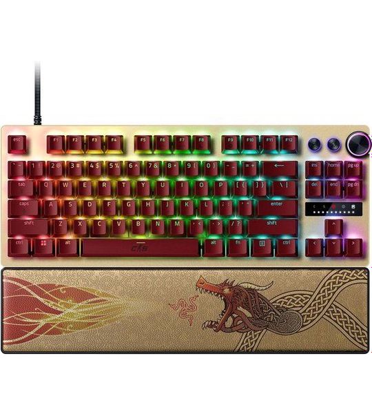 Razer Huntsman V3 Pro Tenkeyless Gaming Keyboard - Counter-strike 2 Edition Us Qwerty Layout Bedraad Gamingtoetsenbord Counter Strike