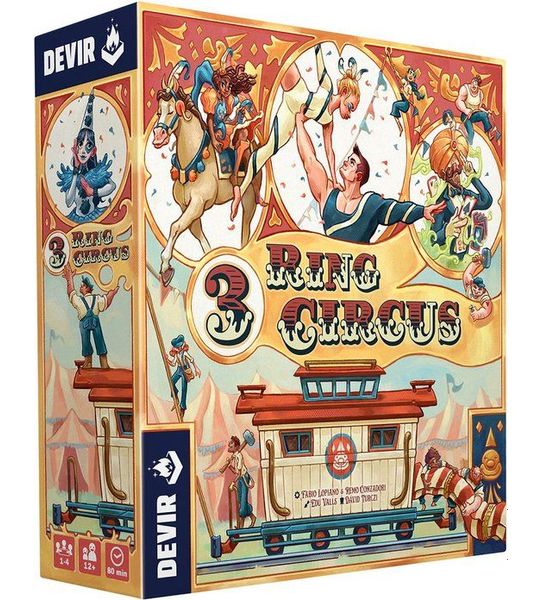 Devir 3 Ring Circus Bordspel Veelkleurig