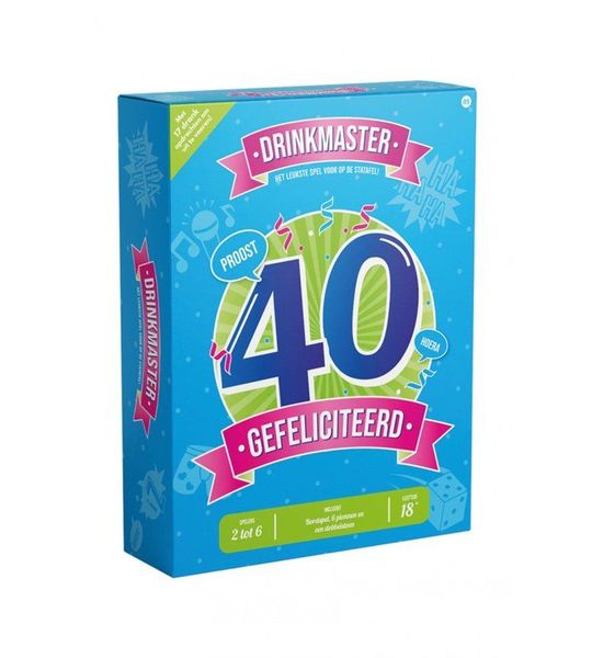 Paperdreams Drinkmaster - 40 jaar