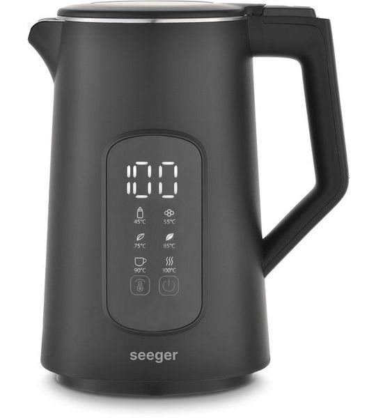 Seeger SGR1100BK Waterkoker Zwart
