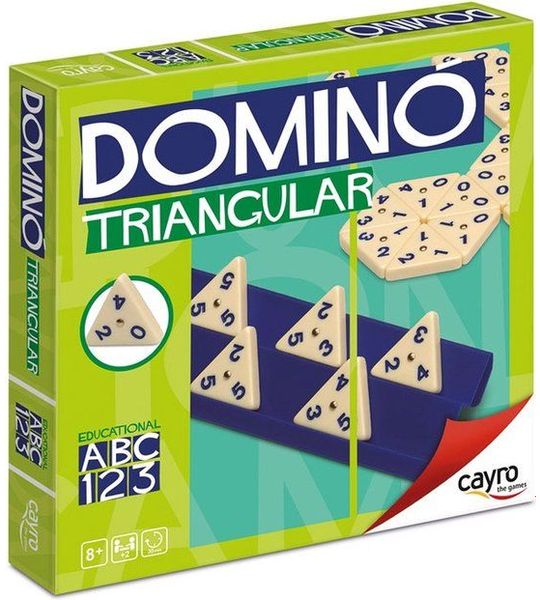 Cayro - Triangular Domino - Dominospel - 2-4 Spelers - Geschikt vanaf 8 Jaar