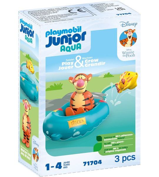 PLAYMOBIL Junior & Disney: Teigetjes opblaasbare boottocht - 71704