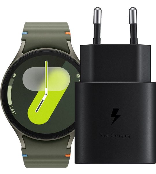 Samsung Galaxy Watch 7 Groen 44mm + Oplader 25W